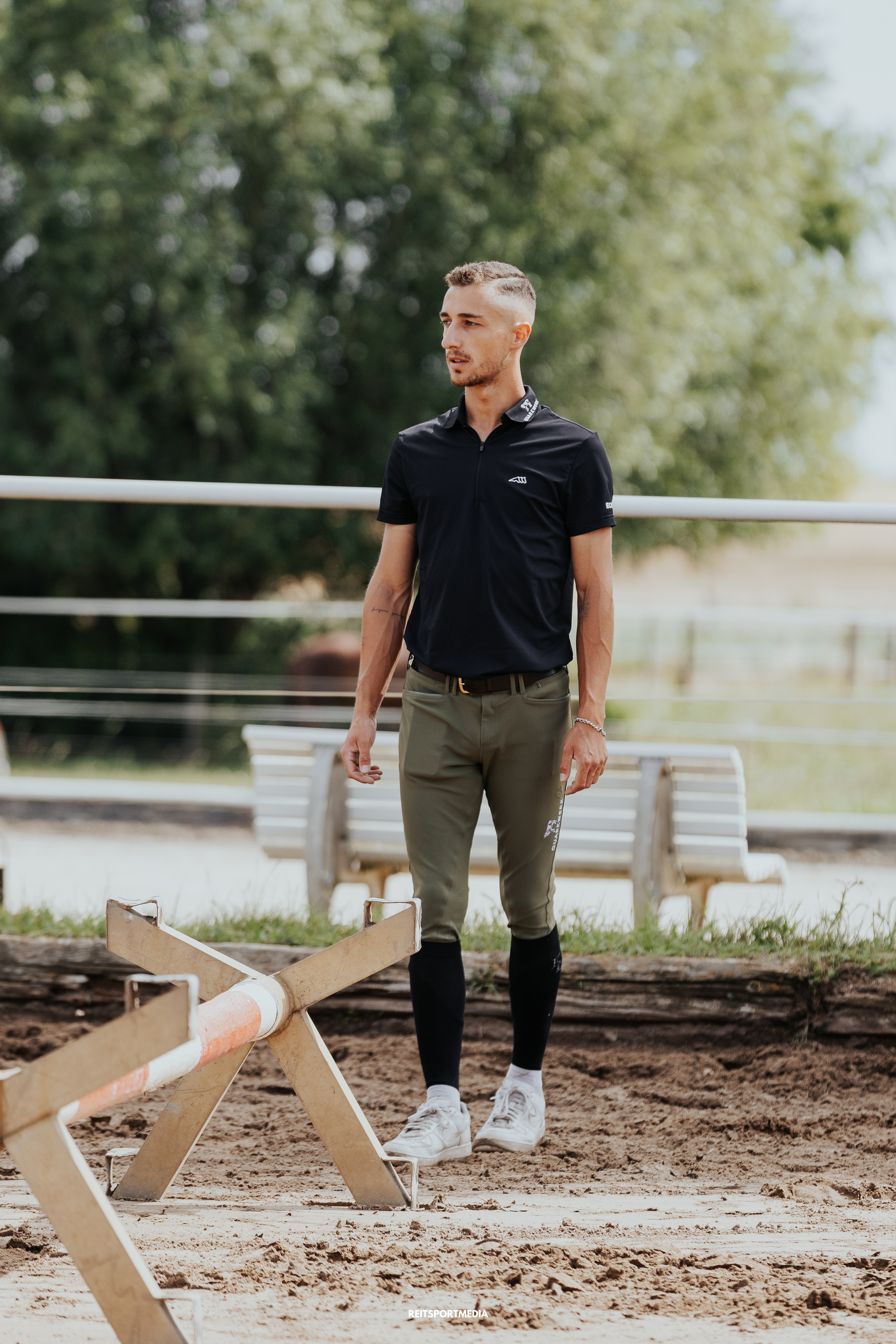 Johannes Mitsch beim Reiten