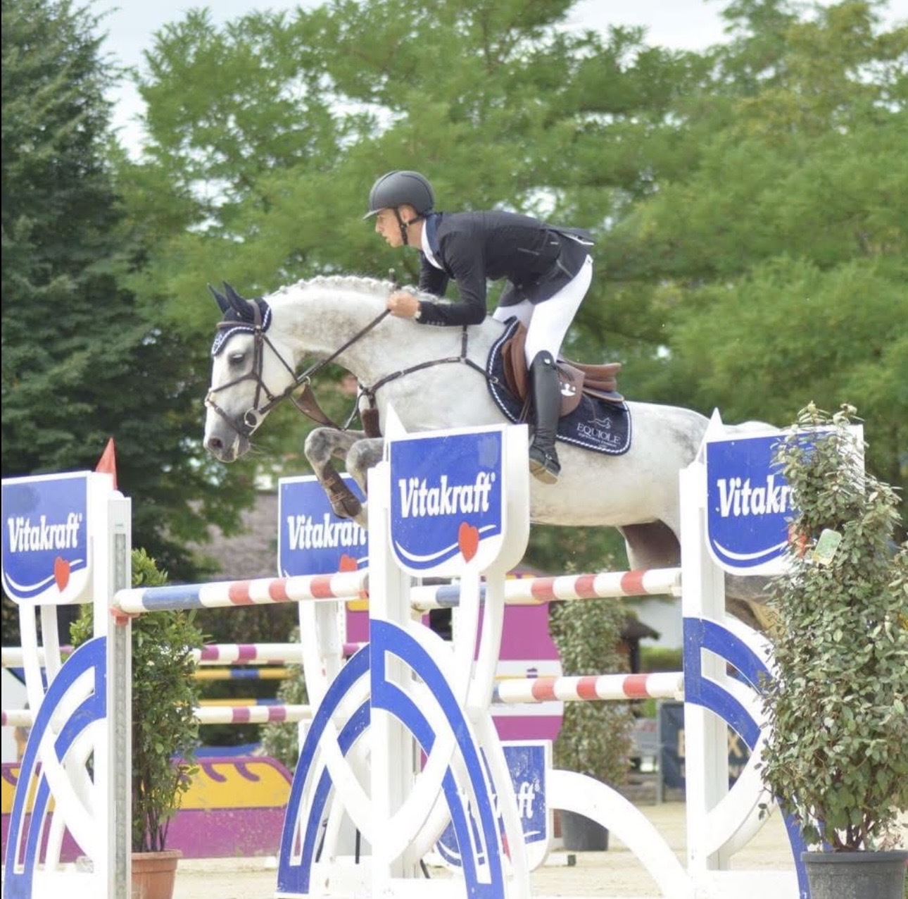 Johannes Mitsch im Springparcours